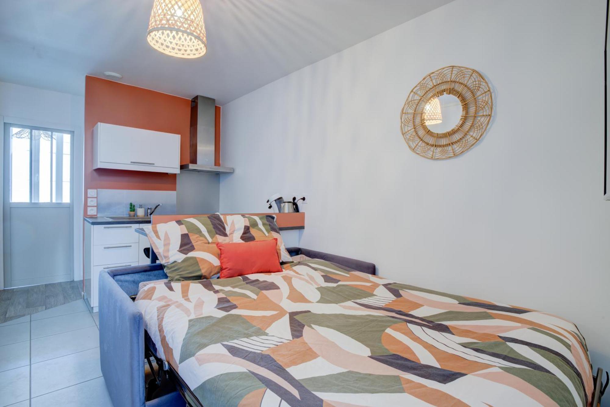 “le Terracotta” Terrasse -centre Ville- Cosy Apartment